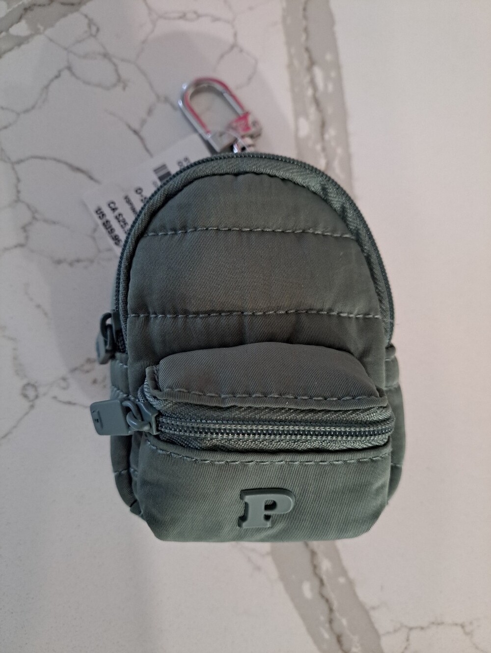 Pink Backpack keychain - New